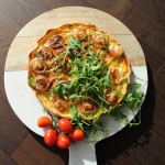 Cibulový quiche s kozím sýrem