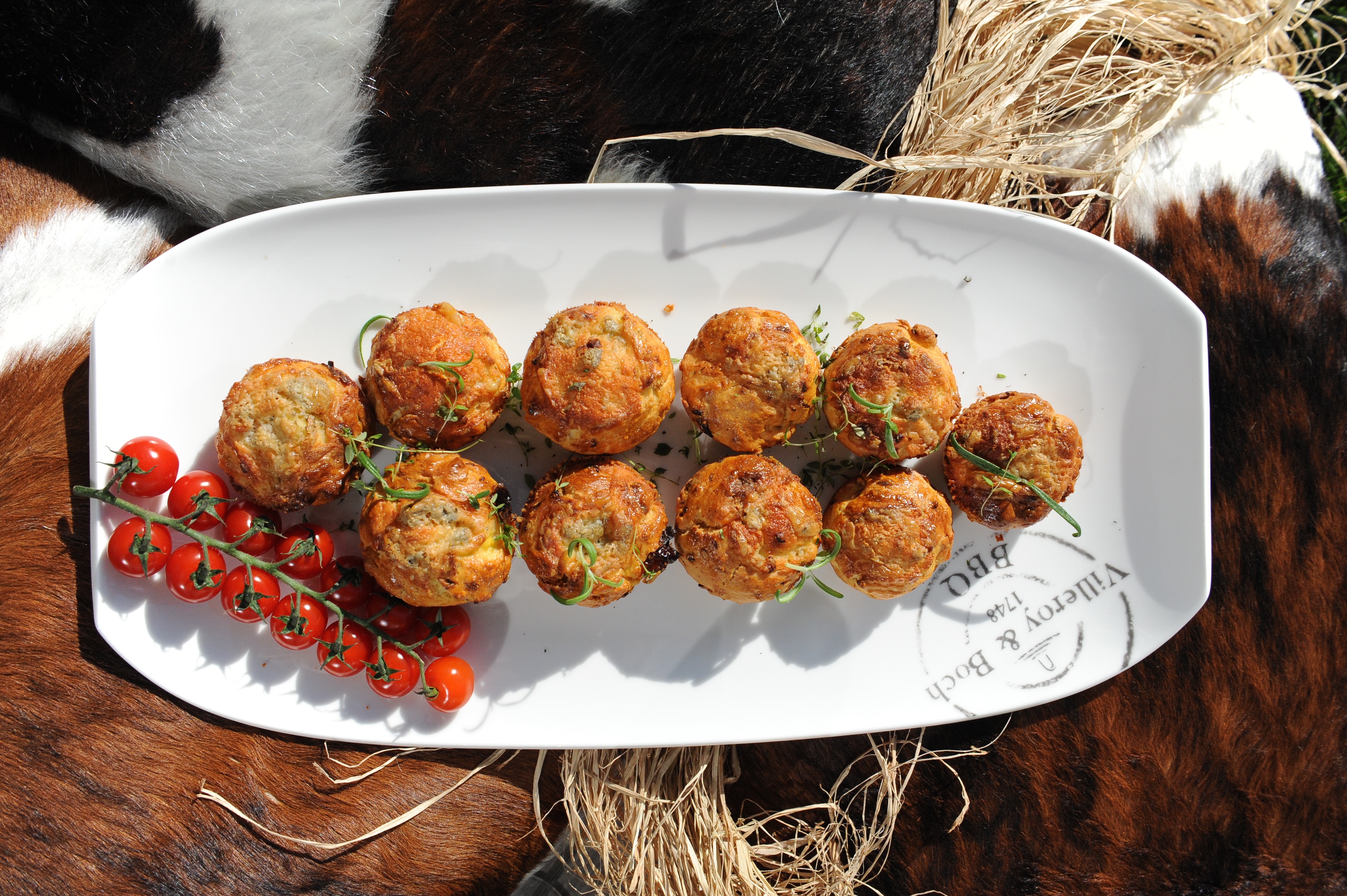 Muffiny s gorgonzolou