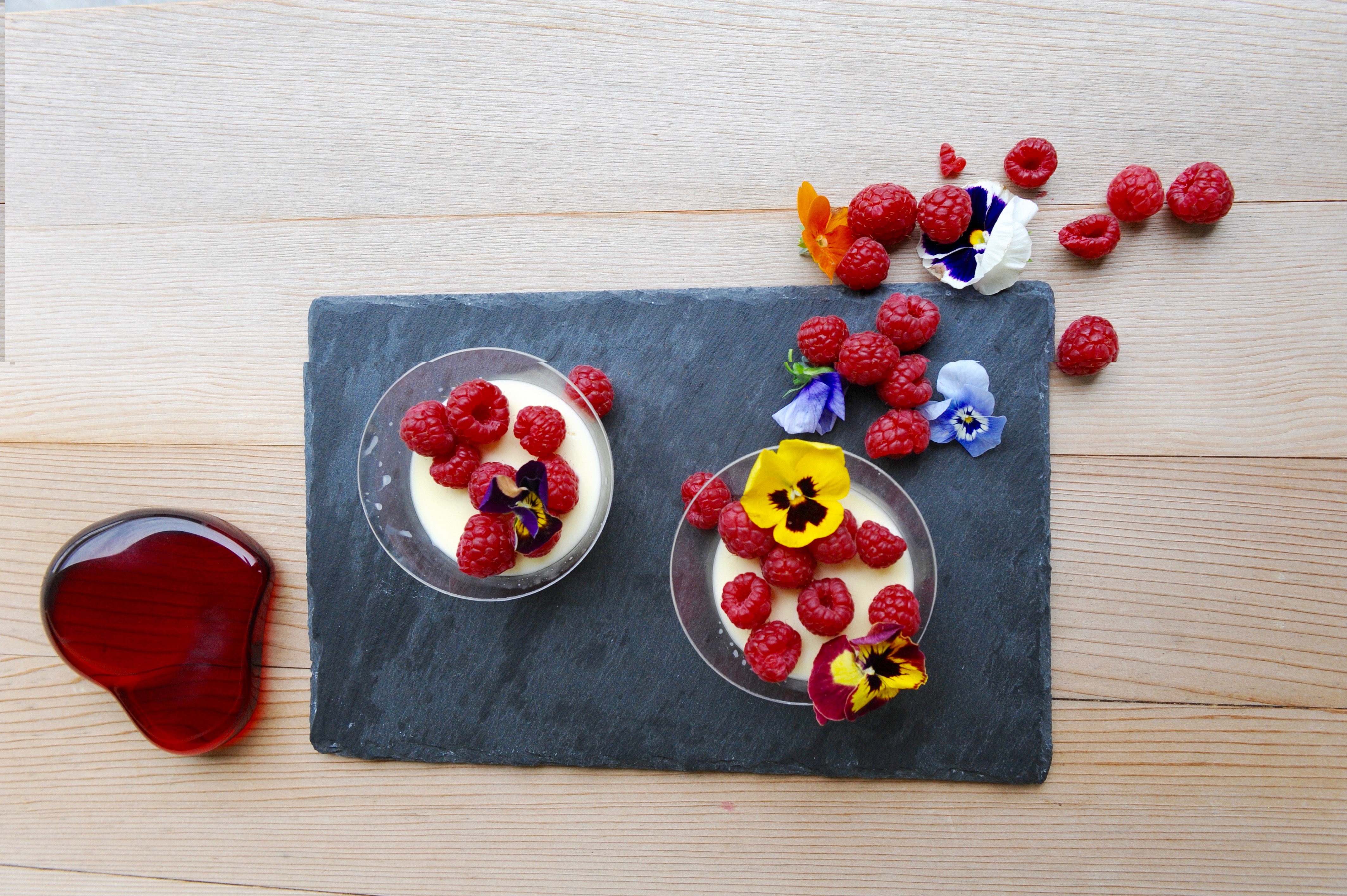 Panna cotta dezert